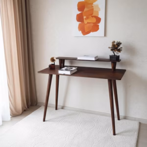Scandinavian Birch Plywood Office Desk