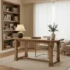 63-Inch Spacious Wood Executive Office Desk with Reinforced Base