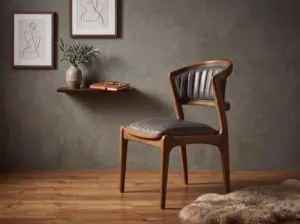 Handcrafted Walnut Solid Wood Dining Chair